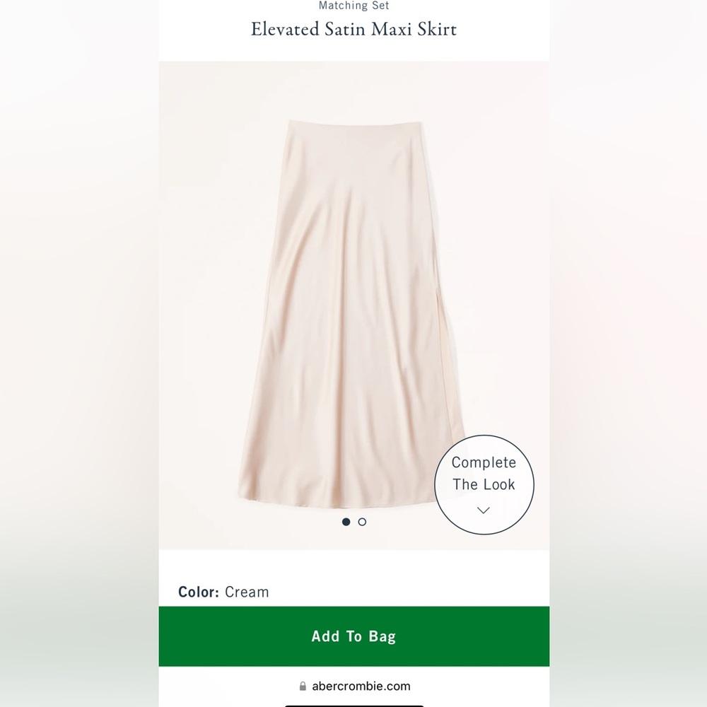 Elevated Satin Maxi Skirt
